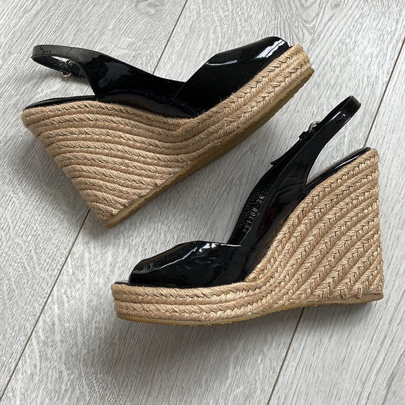 Gucci Platform Sandals Patent Leather Size 36 - Picture 1 of 15